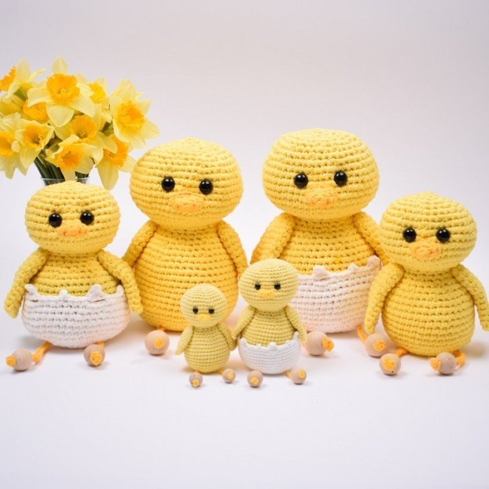 Easter Chicks Free Crochet Pattern - Amigurumi