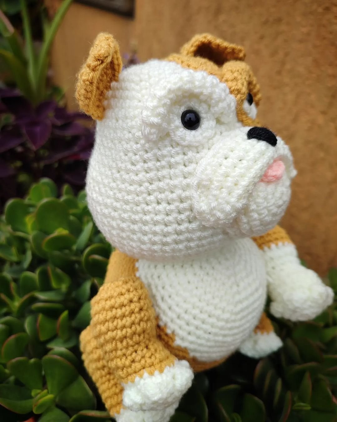 Amigurumi Cartoon Bulldog Crochet Free Pattern Amigurumi