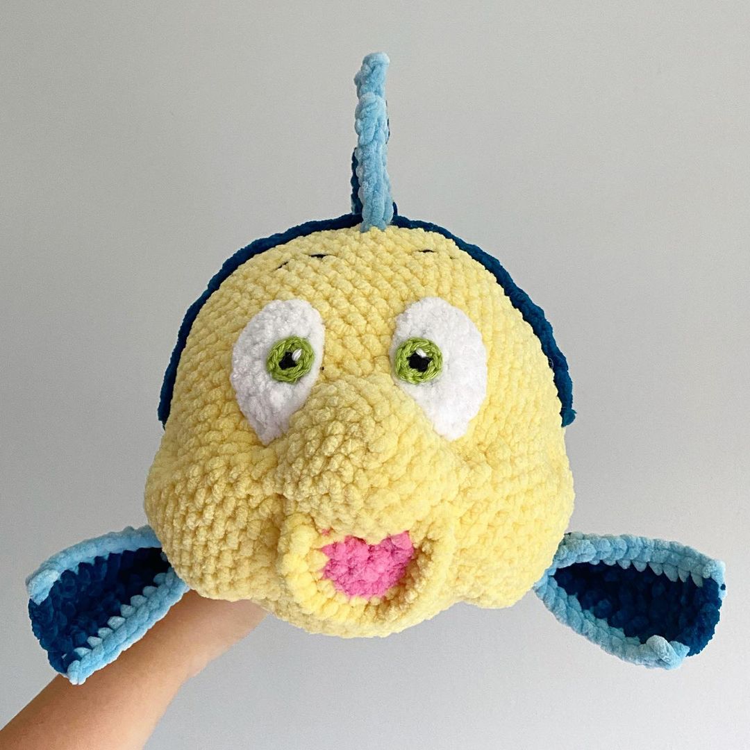 Amigurumi Flounder Crochet Pattern Amigurumi