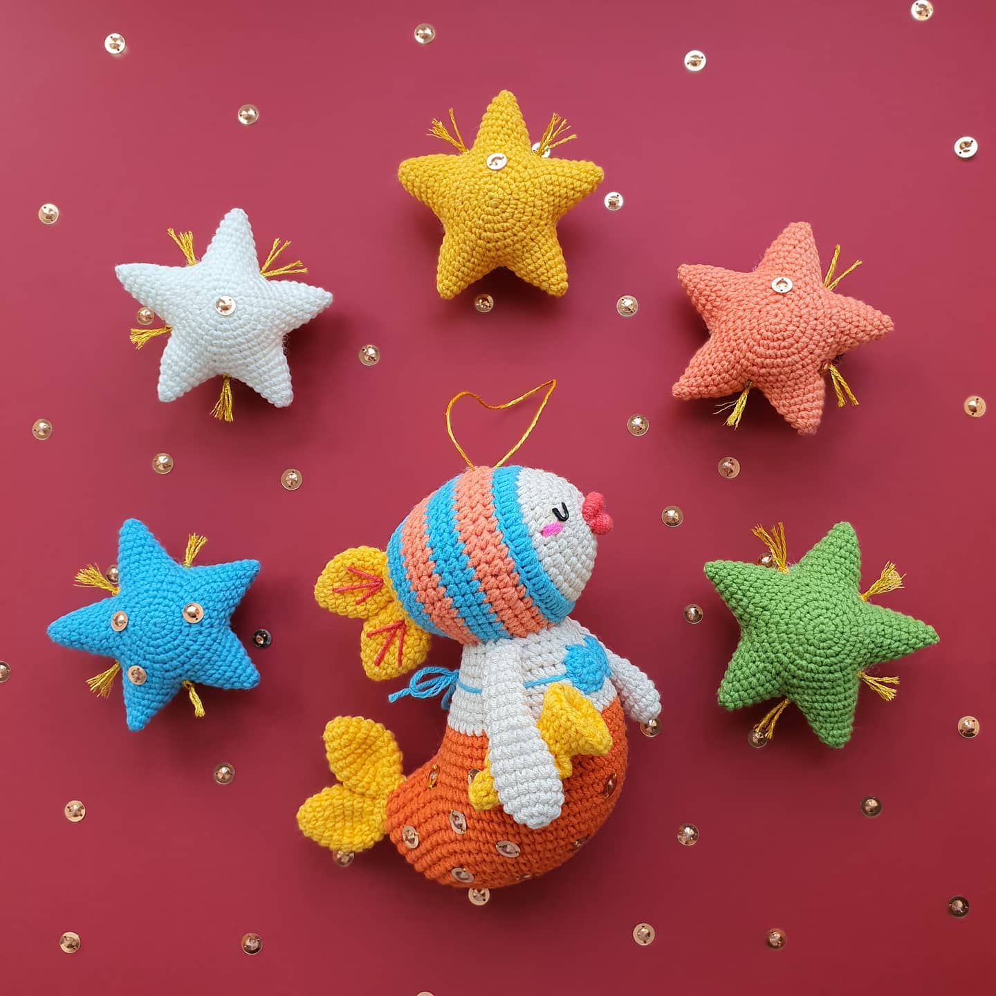 Star Crochet Free Pattern – Amigurumi