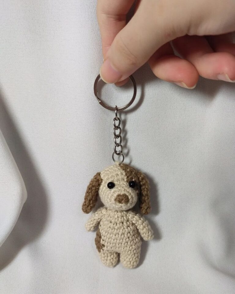 Amigurumi Dog Keychain Free Pattern Amigurumi