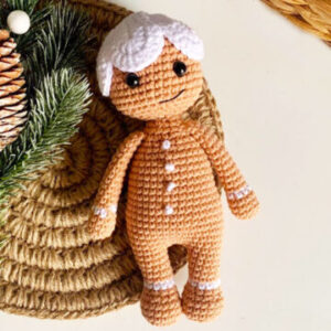 Toy Gingerbread Man Amigurumi Free Pattern Amigurumi