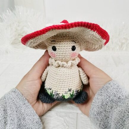 Toy Mushroom Witch Hat Crochet Pattern – Amigurumi