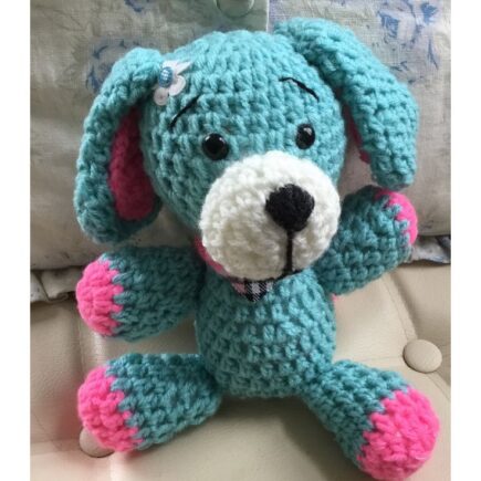 Knitting Blue Dog Amigurumi Free Pattern – Amigurumi