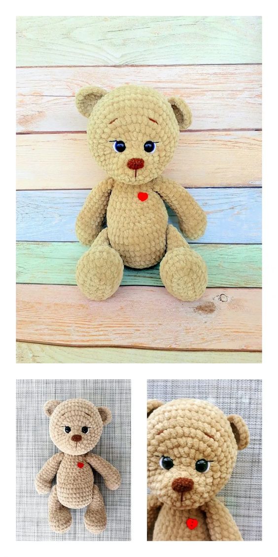 Plush Bear Amigurumi Toy Free Pattern – Amigurumi