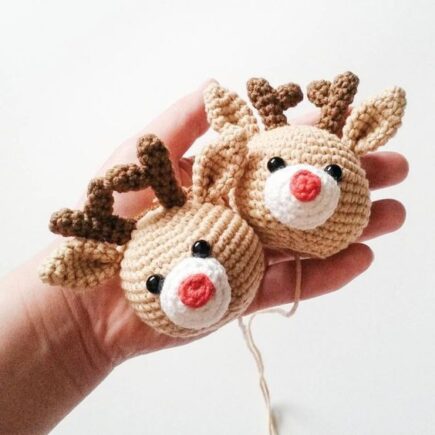 Amigurumi Christmas Deer Ornament Free Pattern – Amigurumi