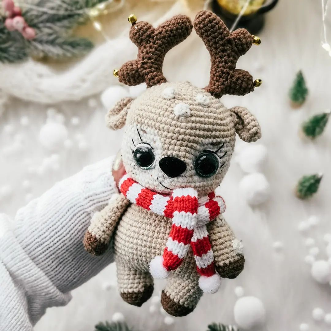 Knitting Toy Deer Free Pattern – Amigurumi