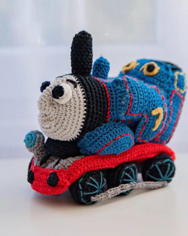 Knitting Toy Train Free Pattern Amigurumi